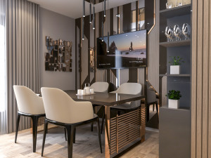 modern kitchen design 3D Model