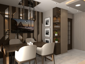 modern kitchen design 3D 모델