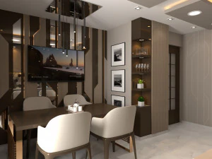 modern kitchen design 3D Model
