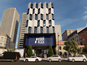 modern hotel front 3D Model