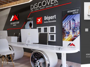 kreatywne biuro podr&oacute;ży Model 3D