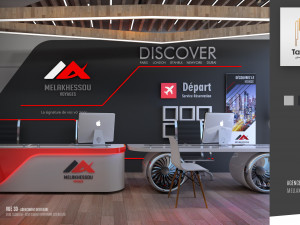 creative travel agency 3D Model