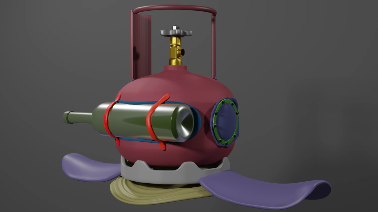 helmet-balon 3D Model .c4d .max .obj .3ds .fbx .stl .blend 