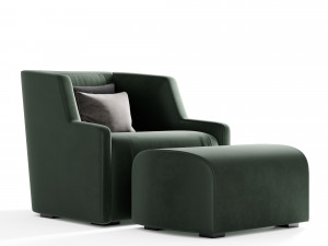 Gallottiradice first armchair 3D 模型