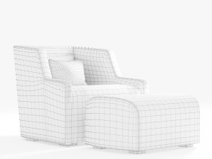 Gallottiradice first armchair 3D 模型