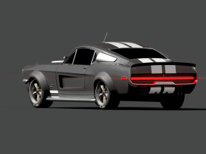 Classic Vehicle 01 - 3 Different Material Clean - Dirty - Burned Game Ready Car 3D मॉडल