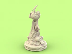 skull chess - bishop 3D Print Model