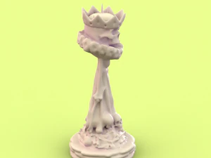 Skull chess - queen 3D Print Model