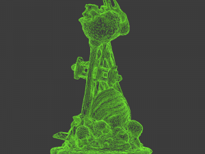 skull chess - complete set 6 pieces 3D Print Model