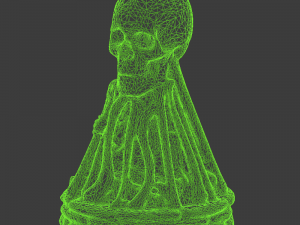 skull chess - complete set 6 pieces 3D Print Model