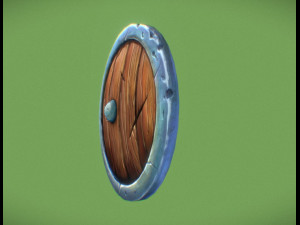 Stylized Medieval Shield Modèle 3D