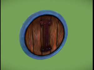 Stylized Medieval Shield Modèle 3D