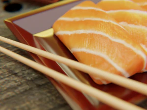 Sashimi Set 3D Model