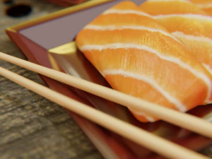 Sashimi Set 3D Model