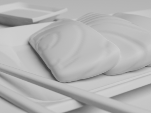 Sashimi Set Model 3D