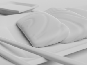 Sashimi Set Model 3D