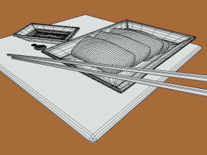 Sashimi Set Model 3D