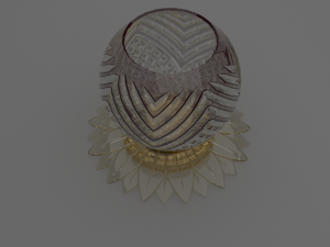 modern vase 3d print model Modello 3D