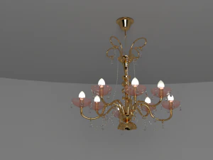 झाड़ फ़ानूस 3D मॉडल