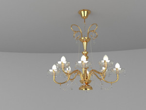 chandelier 3D मॉडल