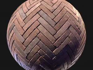 herringbone pavements - material pack CG Textures