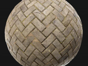 herringbone pavements - material pack CG Textures