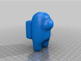 miniature among us 3D Print Model .c4d .max .obj .3ds .fbx .stl .blend 