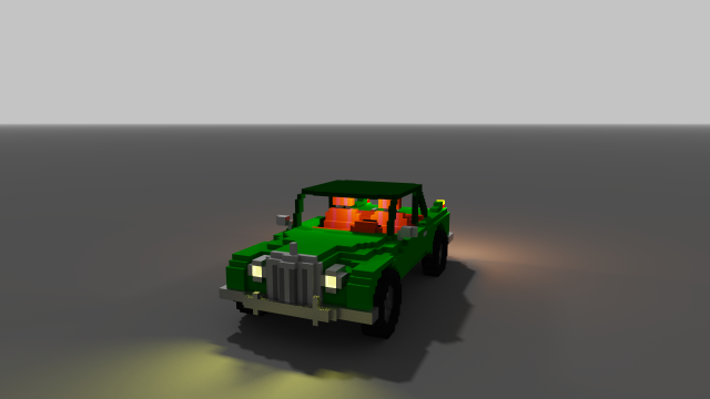 voxel bentley 3Dモデル .c4d .max .obj .3ds .fbx .stl .blend 