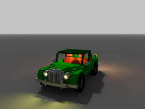voxel bentley Model 3D