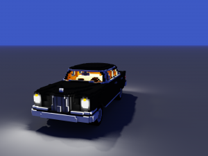 voxel mercedes 3D Model