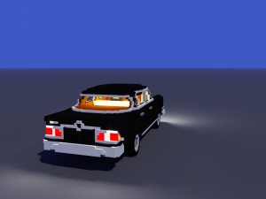 voxel mercedes 3D Model