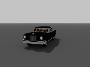 voxel mercedes 3D Model