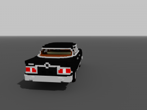 voxel mercedes 3D Model