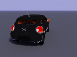 voxel sport citroen 3Dモデル