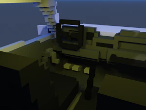 voxel vaz oka 3D Model