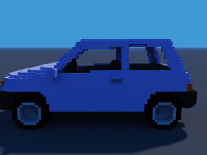 voxel vaz oka 3D Model