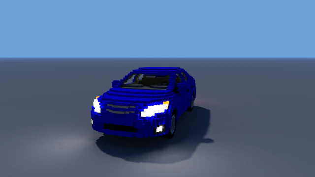 voxel toyota Modello 3D .c4d .max .obj .3ds .fbx .stl .blend 