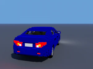 voxel toyota Modello 3D