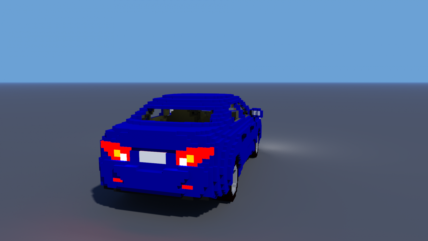 voxel toyota 3D Модель in Седан 3DExport