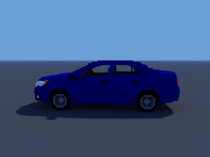 voxel toyota 3D Model