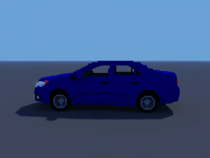 voxel toyota Modello 3D