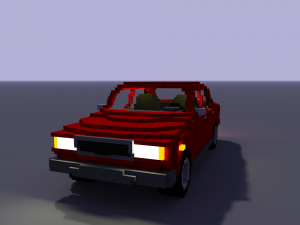voxel vaz 2107 3D Model