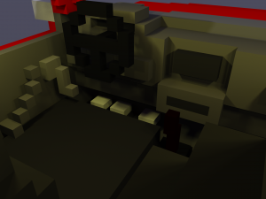 voxel vaz 2107 Modelo 3D