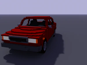 voxel vaz 2107 3D Model