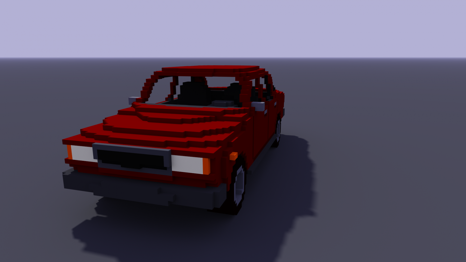 voxel vaz 2107 3D Модель in Седан 3DExport