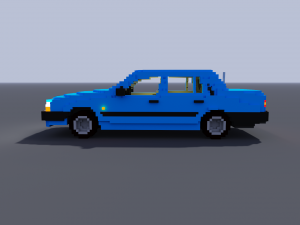 voxel volvo 3D Model