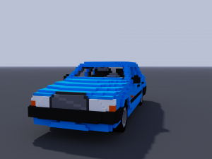 voxel volvo 3D Model