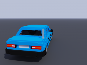 voxel volvo 3D Model