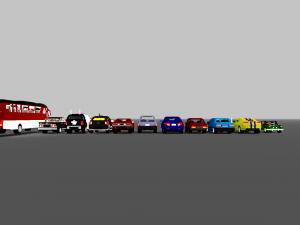 voxel cars pack-1 3Dモデル