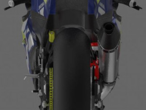 suzuki gsx r 1000 ecstar livery 3D Модель